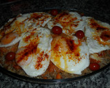 Foto del paso 7 de la receta: Pastel de papa y carne con huevos fritos al pimentón