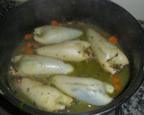 Foto del paso 10 de la receta: Calamares rellenos en salsa de espinaca
