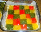 Foto del paso 7 de la receta Tarta cuadriculada de cebolla y pimientos