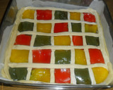 Foto del paso 8 de la receta Tarta cuadriculada de cebolla y pimientos
