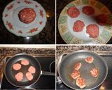 Foto del paso 5 de la receta: Milhojas de berenjenas y hamburguesas