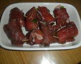 Foto del paso 2 de la receta: Niños envueltos de ternera con arroz blanco