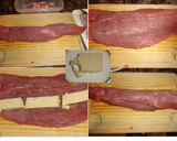 Foto del paso 1 de la receta: Solomillo relleno hojaldrado