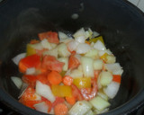 Foto del paso 2 de la receta: Verduras con huevo al comino