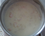 Foto del paso 3 de la receta: Champiñones empanados rellenos de bechamel de gambas