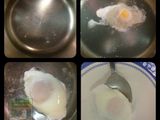 Crema de coliflor con huevo escalfado