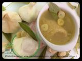 Sopa de ajo tostado