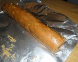 Foto del paso 4 de la receta: Tronco de navidad con galletas molidas
