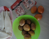 Foto del paso 1 de la receta: Calamares rellenos de bacon y portobello