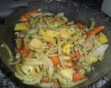 Foto del paso 2 de la receta: Matambre con patatas y verduras a la mostaza
