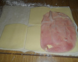 Foto del paso 2 de la receta: Palmeritas con jamón y queso