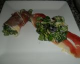 Foto del paso 3 de la receta: Canónigos envueltos en jamón serrano