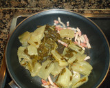 Foto del paso 2 de la receta: Acelgas con garbanzos y beicon