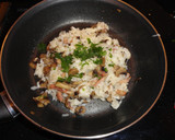 Foto del paso 2 de la receta: Timbal de arroz y champiñones con beicon