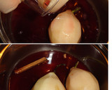 Foto del paso 2 de la receta: Peras con salsa de vino y naranja