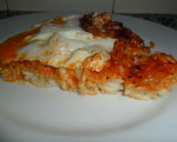 Foto del paso 9 de la receta: Pizza de arroz con chorizos y huevos