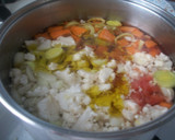 Foto del paso 1 de la receta: Sopa de verduras con jamón Ibérico