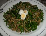 Foto del paso 5 de la receta: Ensalada de lentejas y espinacas frescas