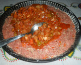 Foto del paso 1 de la receta: Pizza de carne con jamón y queso