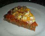 Foto del paso 5 de la receta: Pizza de carne con jamón y queso