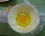 Foto del paso 7 de la receta Nido de huevo escalfado,ajos frescos y pimientos