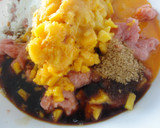 Foto del paso 3 de la receta: Albóndigas de pollo y pavo con mango