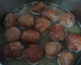 Foto del paso 7 de la receta: Albóndigas de pollo y pavo con mango