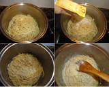 Foto del paso 1 de la receta: Espaguetis con crema de tres quesos y langostinos