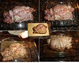 Foto del paso 3 de la receta: Pierna de lechazo rellena y puré de manzana