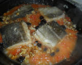 Foto del paso 3 de la receta: Bacalao con pasas de uvas y huevos duros