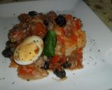 Foto del paso 5 de la receta: Bacalao con pasas de uvas y huevos duros