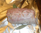 Foto del paso 3 de la receta: Cerdo relleno de jamón, queso y dátiles