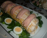Foto del paso 3 de la receta: Rollitos de jamón con crema de pollo