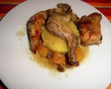 Foto del paso 4 de la receta: Conejo con frutos secos y sidra al horno