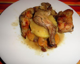 Foto del paso 4 de la receta: Conejo con frutos secos y sidra al horno