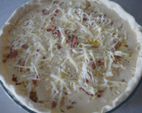 Foto del paso 6 de la receta: Tarta salada de bacon y queso cremoso