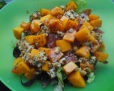 Foto del paso 5 de la receta: Ensalada de calabaza y mango con jamón