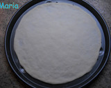 Foto del paso 4 de la receta: Pizza de calabacín y champiñones