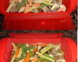 Foto del paso 1 de la receta: Salmón con verduras a la vainilla y canela en papillotte