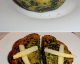 Foto del paso 5 de la receta: Pastel de espinacas y arroz con jamón