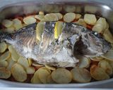 Foto del paso 7 de la receta: Sargo al horno con cama vegetal