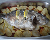 Foto del paso 7 de la receta: Sargo al horno con cama vegetal