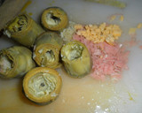 Foto del paso 2 de la receta: Alcachofas rellenas y rebozadas