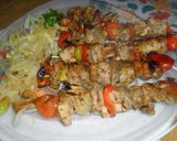 Foto del paso 8 de la receta: Brochetas mediterráneas con cebolla caramelizada