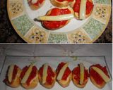 Foto del paso 3 de la receta: Tostas de pimientos y espárragos