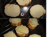 Foto del paso 1 de la receta: Tostas de queso y virutas de jamón ibérico
