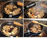 Foto del paso 1 de la receta: Empanadas de hojaldre de champiñones, langostinos y queso