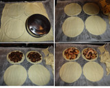 Foto del paso 3 de la receta: Empanadas de hojaldre de champiñones, langostinos y queso