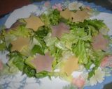 Foto del paso 2 de la receta: Ensalada con estrellas de queso, jamón y remolacha