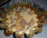 Foto del paso 4 de la receta: Flan de manzana con rejilla de caramelo
